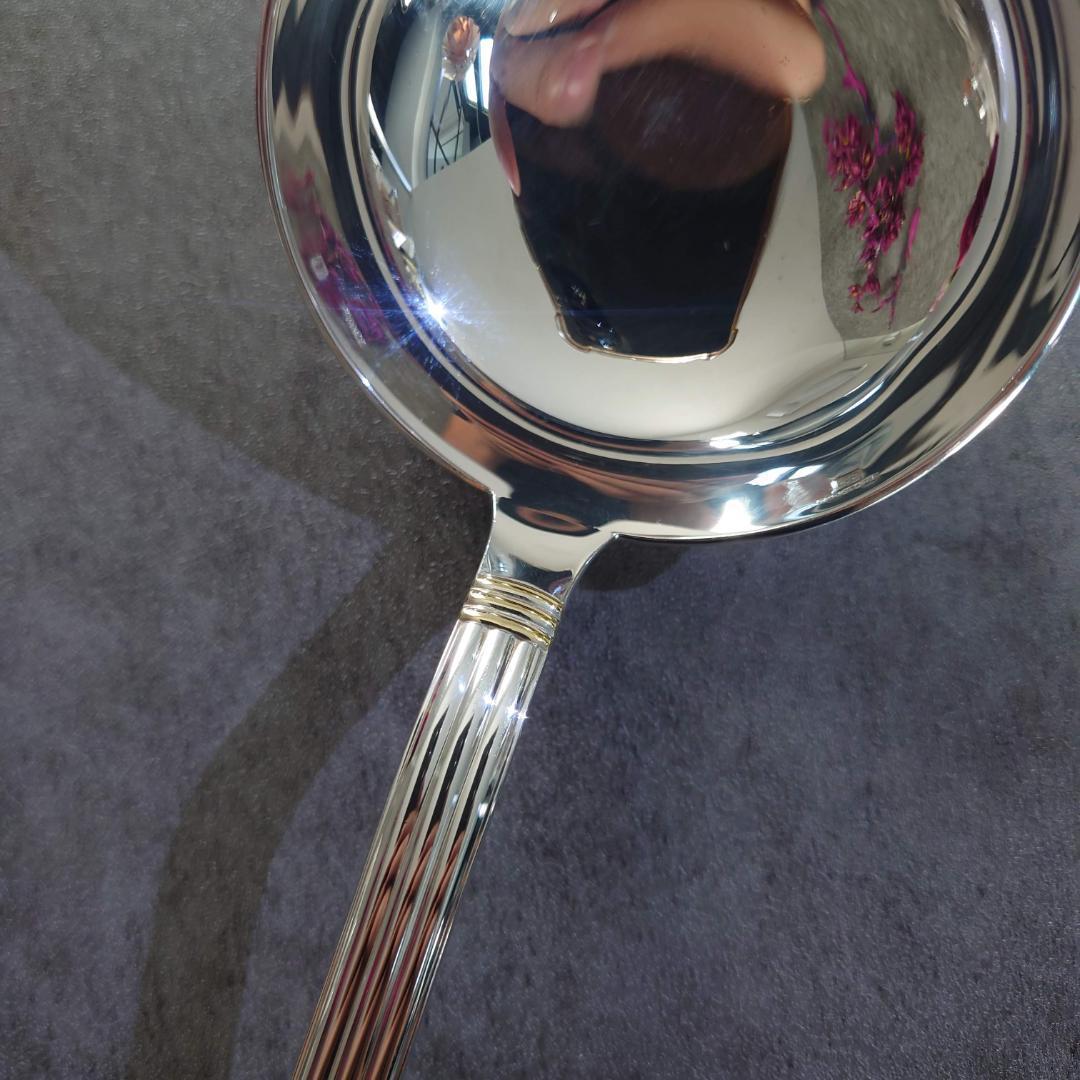 希少 美品 クリストフル アリアゴールドリング スープレードル