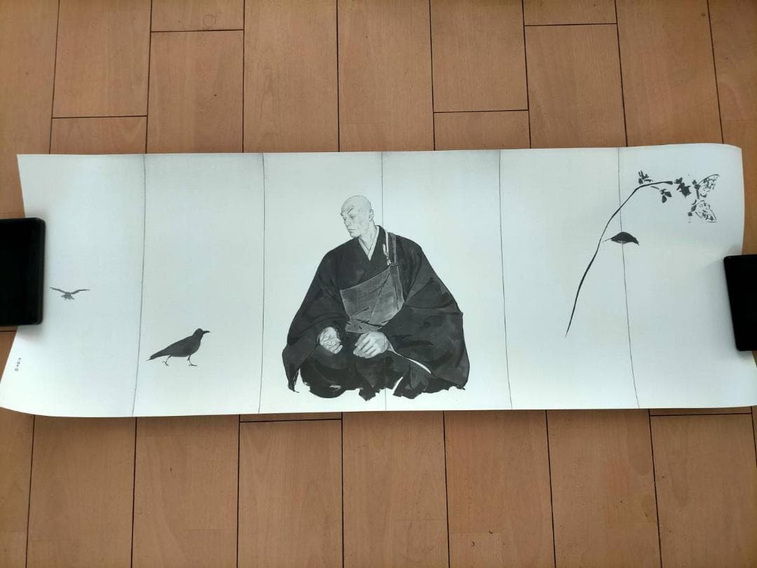 ポスター 井上雄彦 屏風「親鸞」エコバック付 - メルカリ