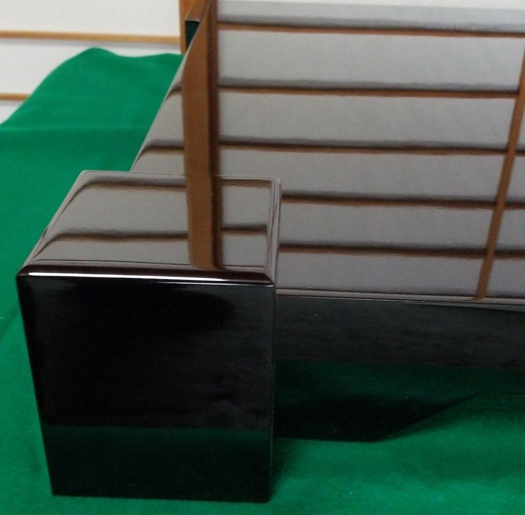 五月人形用　飾台　黒石目竹用85