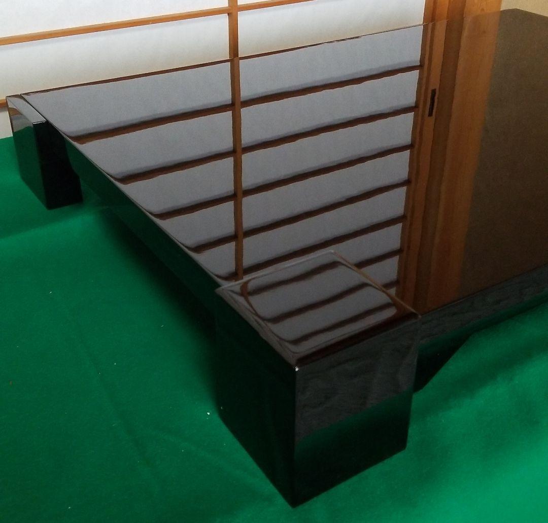 五月人形用　飾台　黒石目竹用85