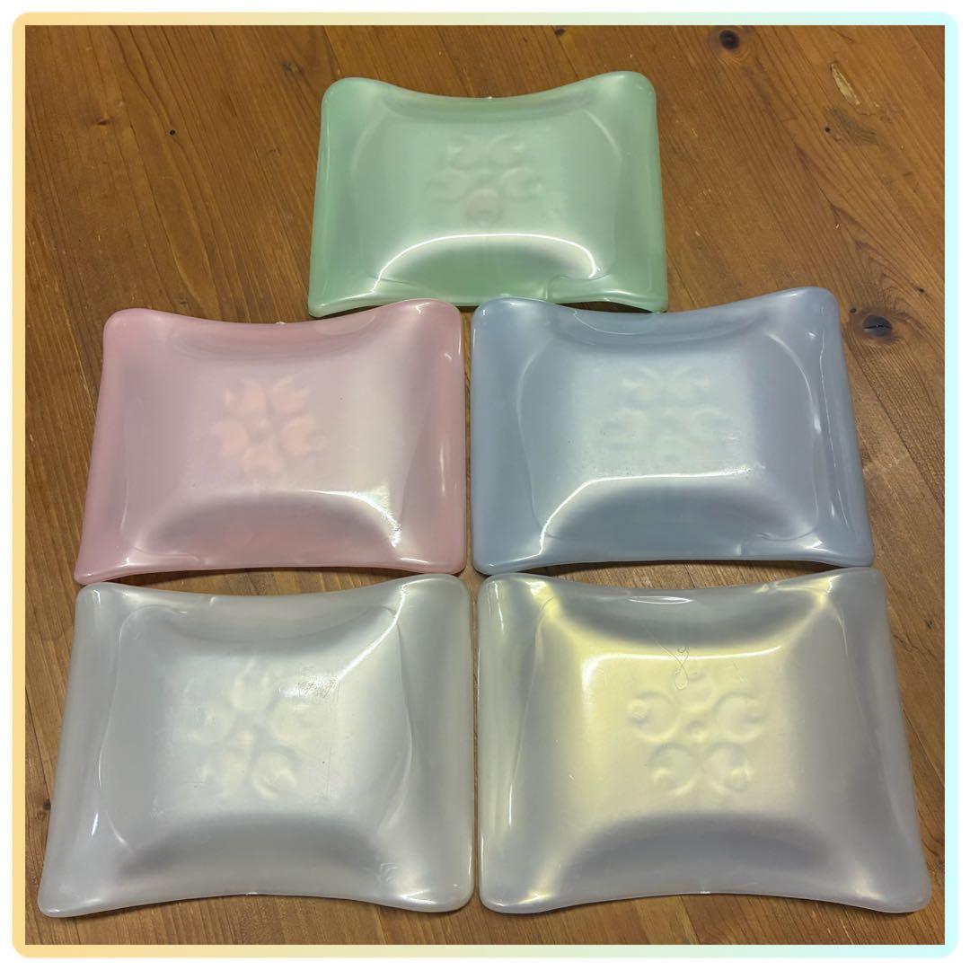 EXPO'701970年製 (昭和45年)大阪万博当時の銘々皿5枚ヴィンテージ物