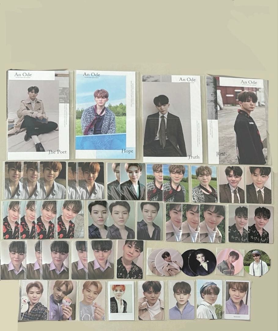 SEVENTEEN ウジ トレカ CDアルバム ヨントン チェキ ポラロイド - メルカリ