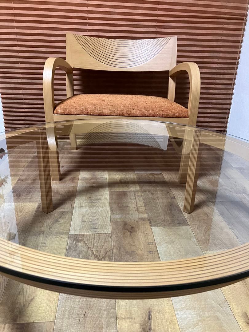 ねこにゃん様 カンディハウス/CONDEHOUSE ストライプ　アームチェア　②