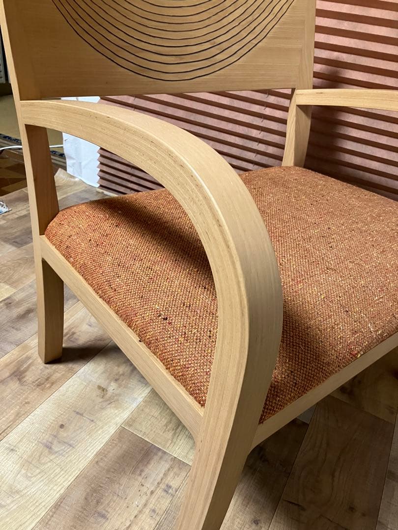 ねこにゃん様 カンディハウス/CONDEHOUSE ストライプ　アームチェア　②