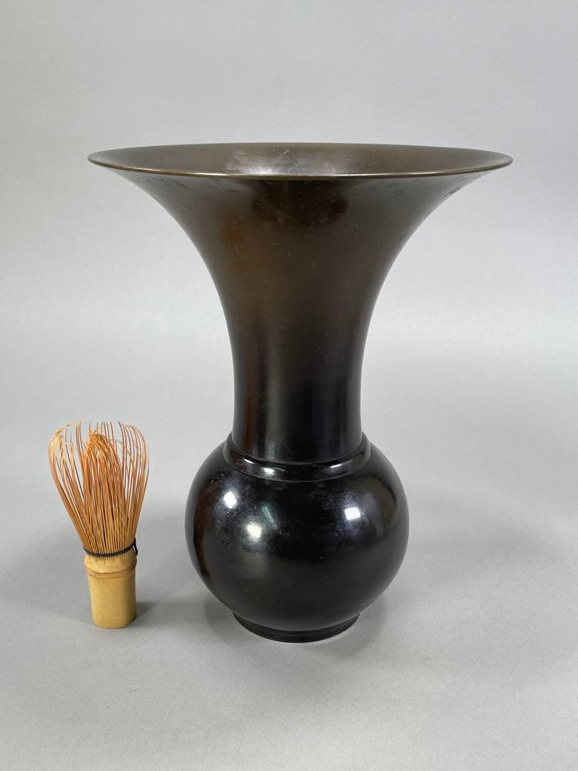 池坊 いけばな 銅鋳造 銅花器 - メルカリ