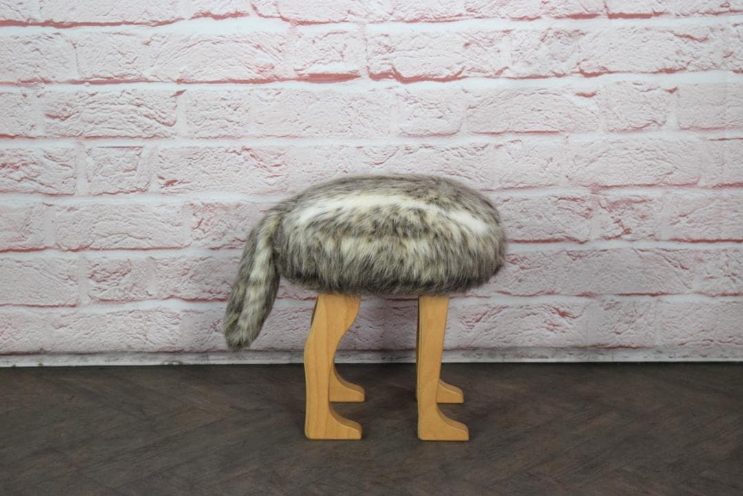 展示品 旭川家具 匠工芸 アニマルスツール Lサイズ