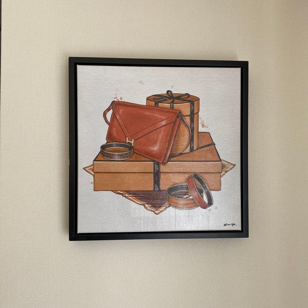 ♡オリバーガル♡HERMESデザイン40センチサイズ　フレーム付