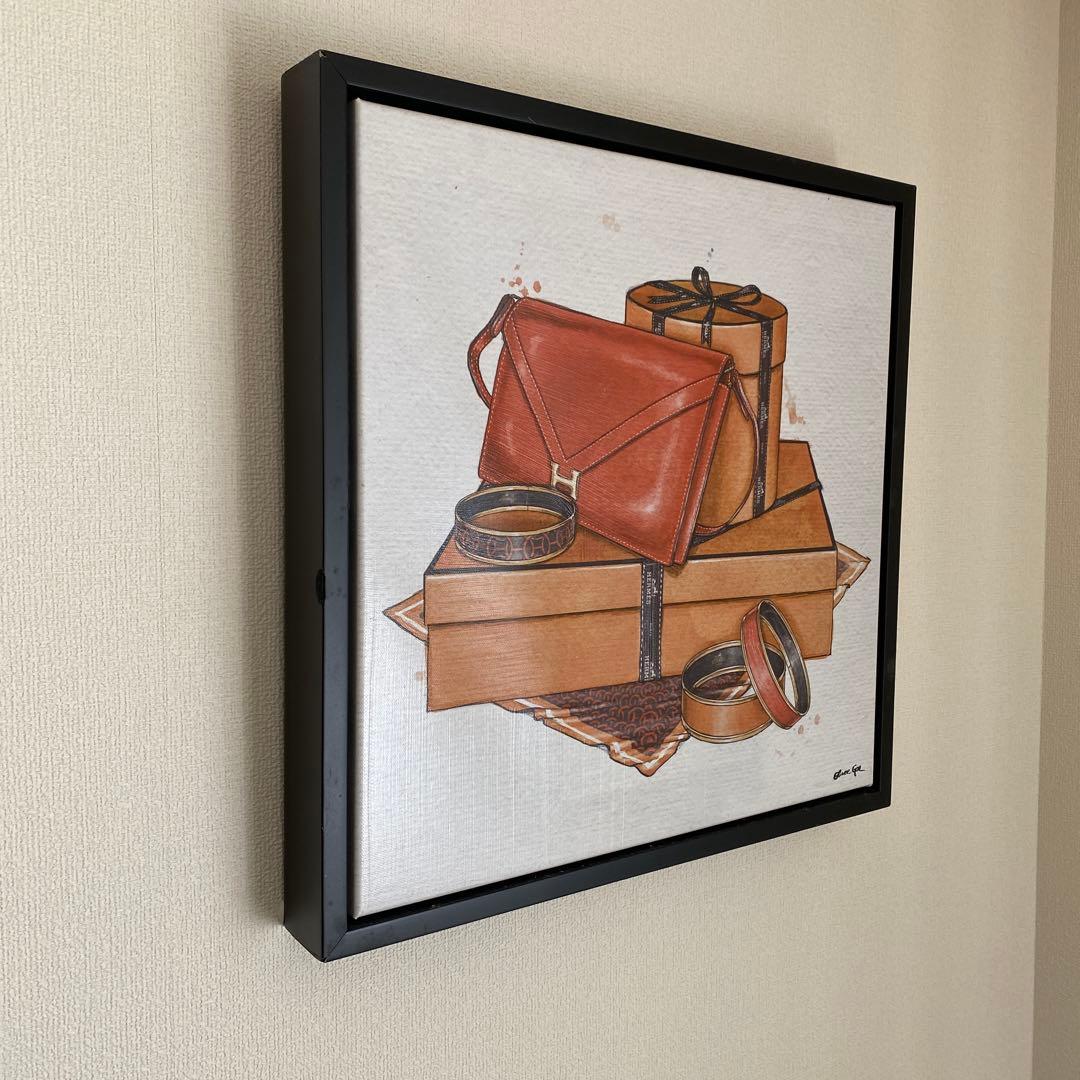 ♡オリバーガル♡HERMESデザイン40センチサイズ　フレーム付