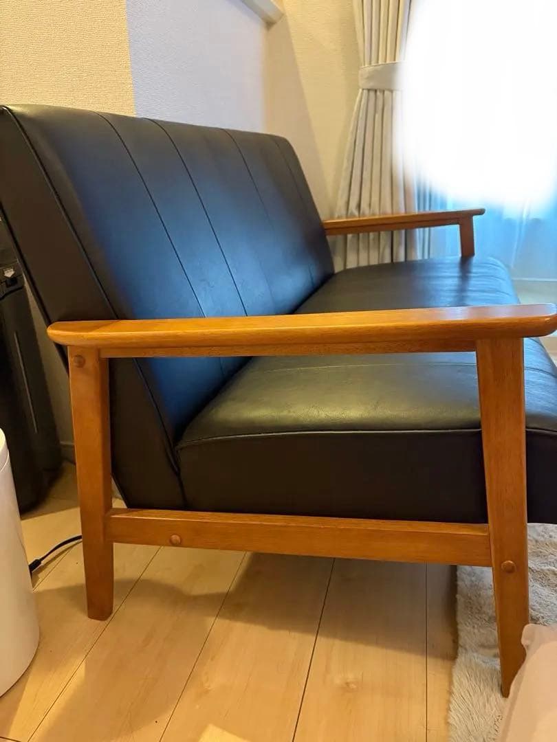 黒　ブラック　ソファー