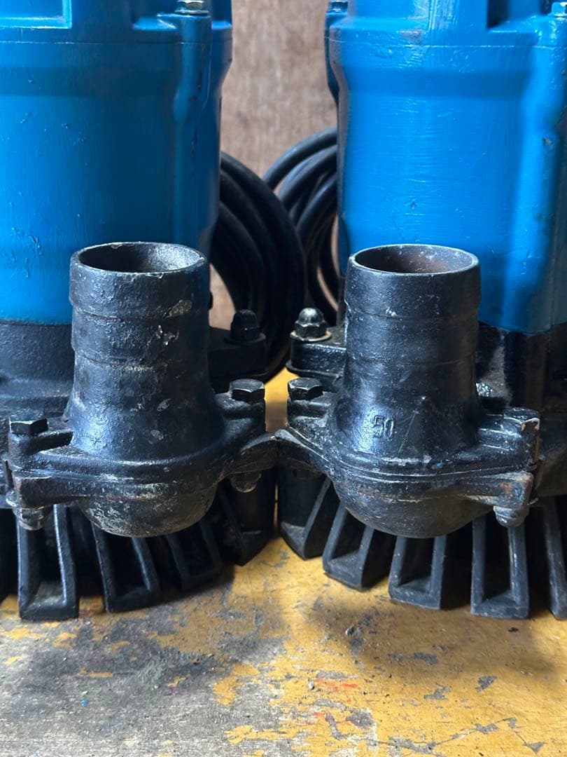 B3. 鶴見水中ポンプ HS2.4S 100V 60Hz 0.4KW 2台