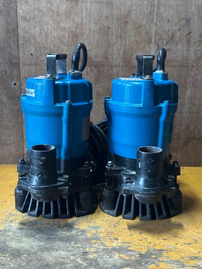 B3. 鶴見水中ポンプ HS2.4S 100V 60Hz 0.4KW 2台