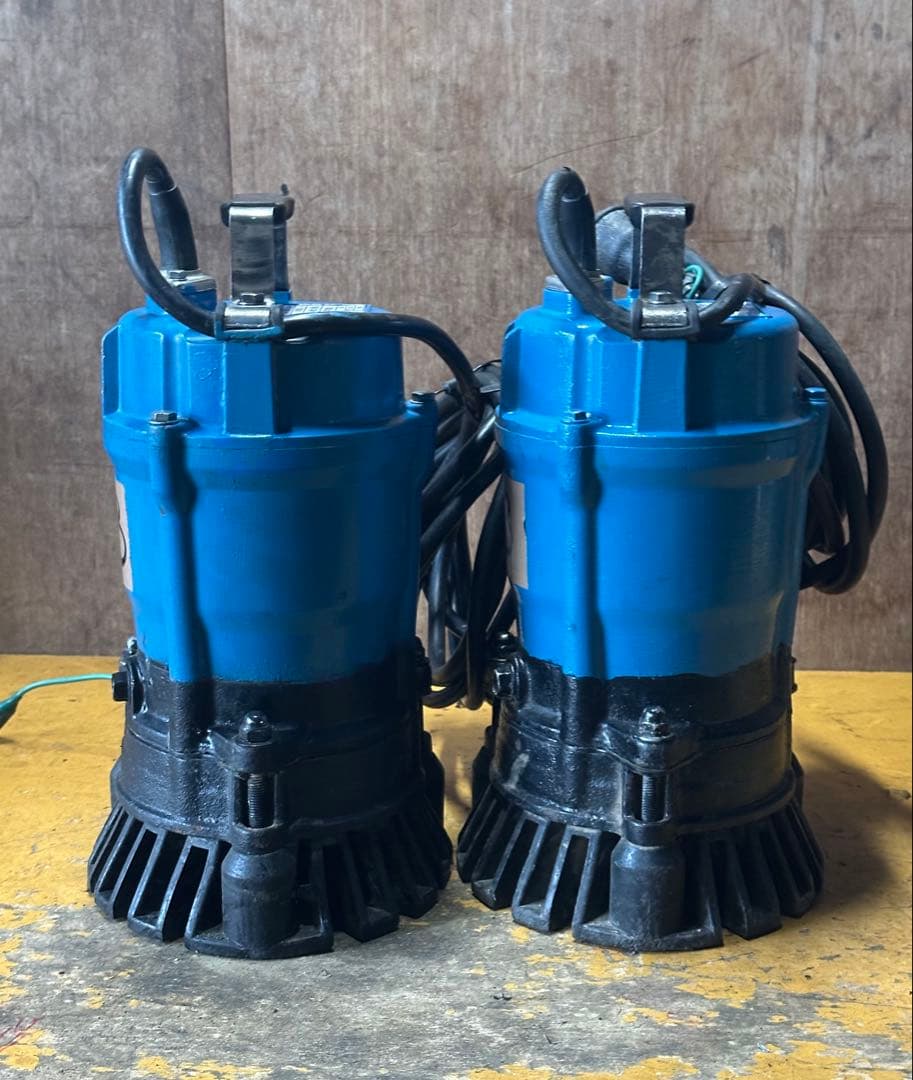 B3. 鶴見水中ポンプ HS2.4S 100V 60Hz 0.4KW 2台