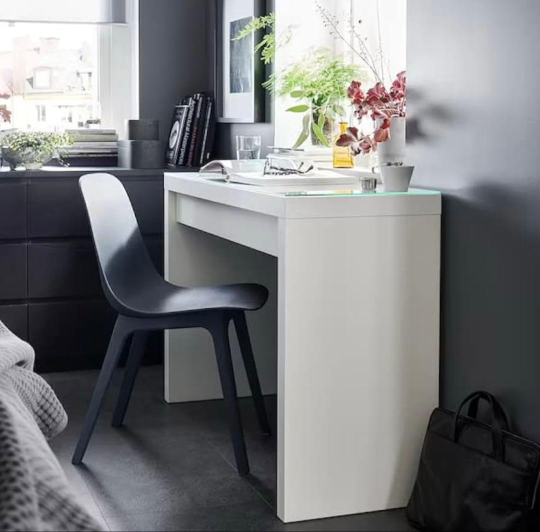 IKEA イケア 机 デスク ドレッサー ホワイト 引き出し ※２月末まで