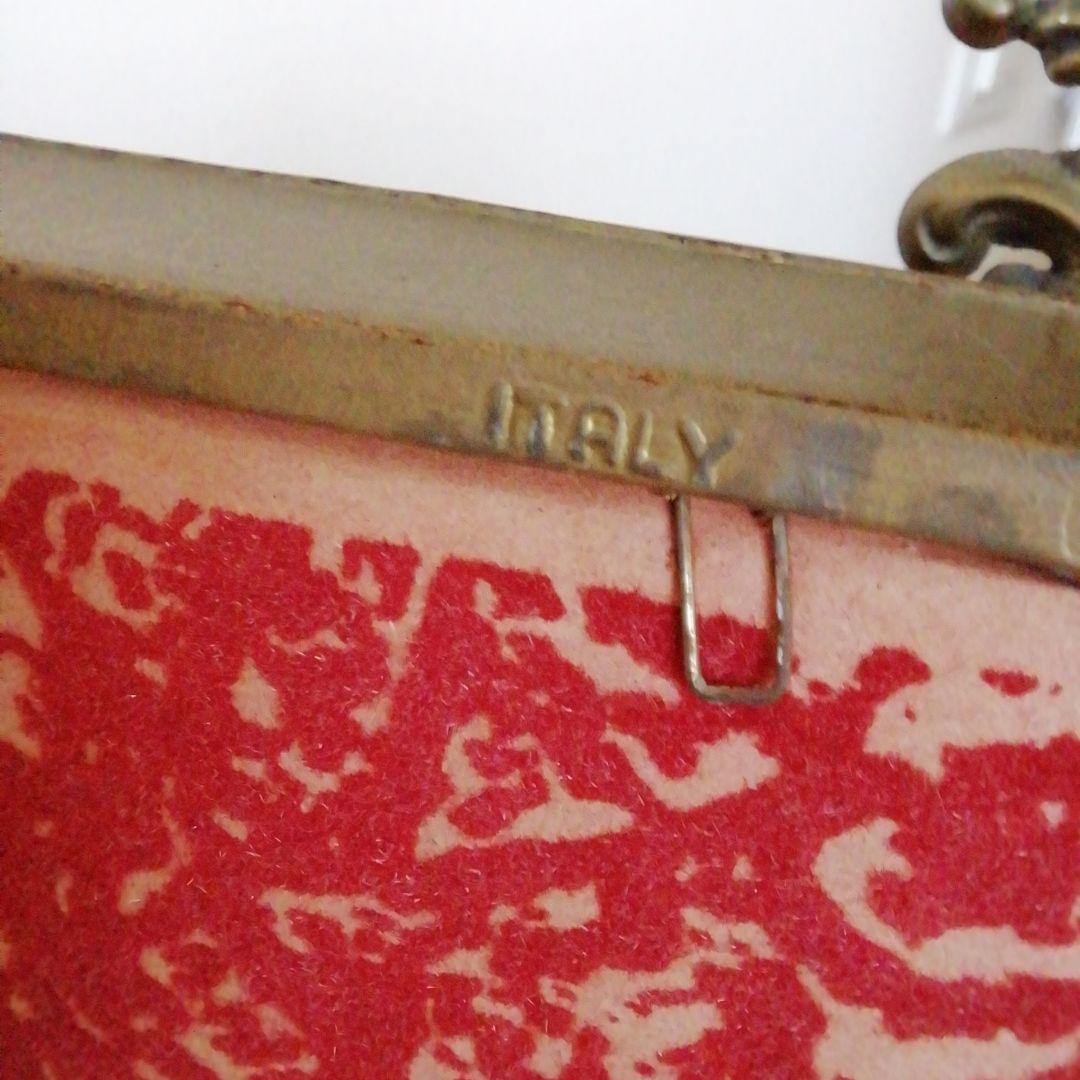 イタリア製　ビンテージ　額　立体絵画