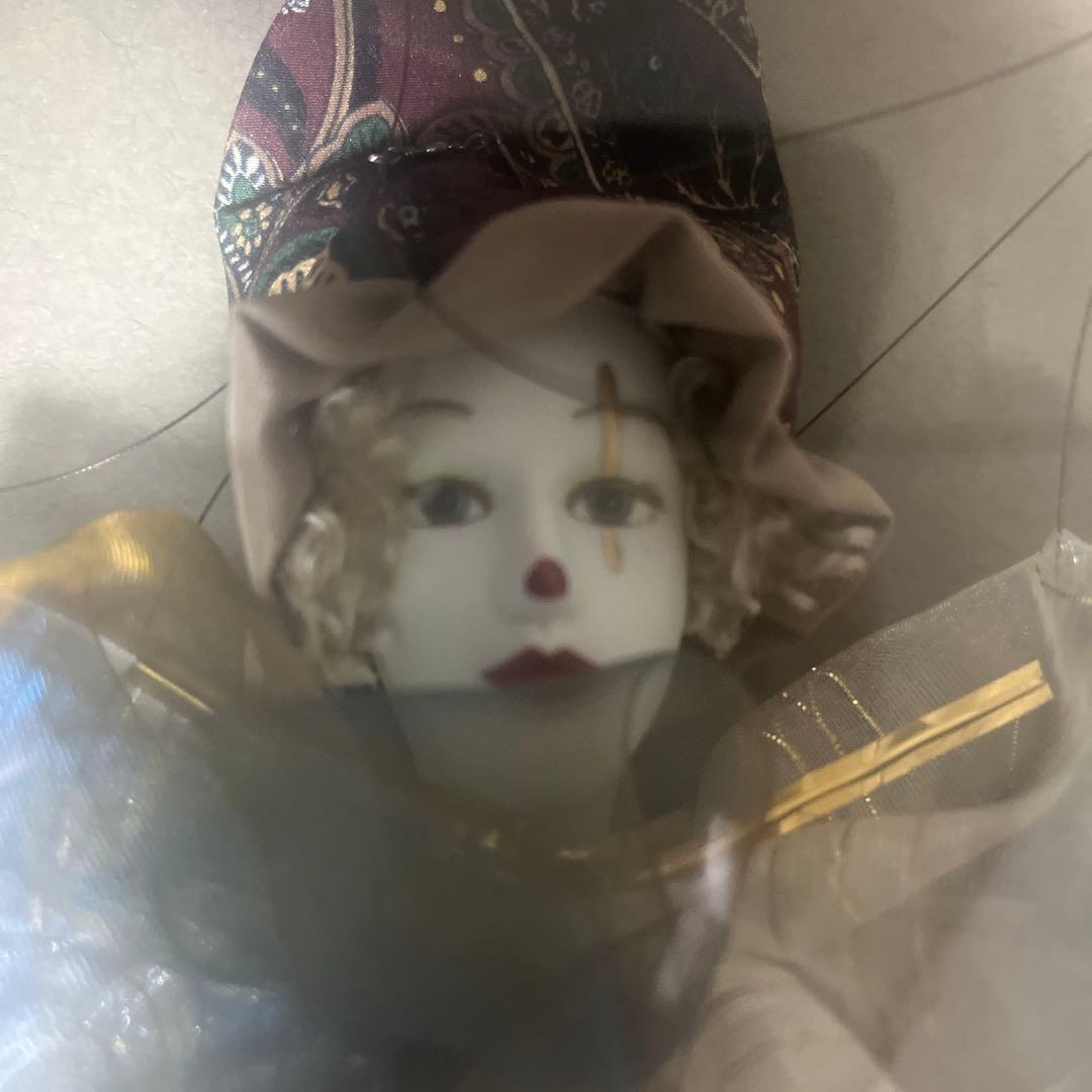 アンティーク 音センサーオルゴ－ル付マリオネット