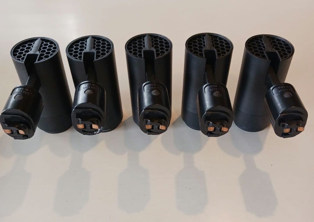 ダクトレール用スポットライト　５個セットLED一体型