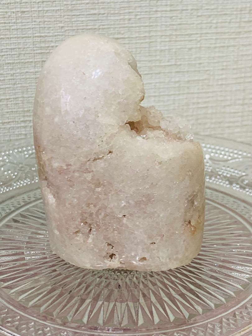 ⭐︎天然石⭐︎レア⭐︎ブラジル産⭐︎ドゥルージー⭐︎ピンクアメジスト⭐︎