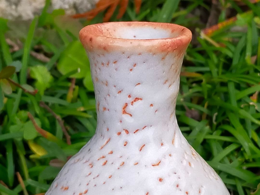 ♥未使用　各務周海　志野　徳利　共箱付き