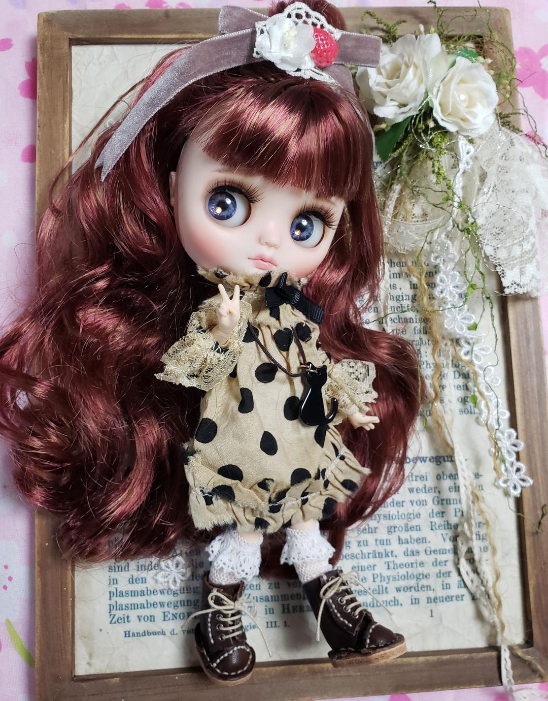 【✼。*ラピっ子doll】♡カスタムアイシードール♡ミディブライスサイズ♡