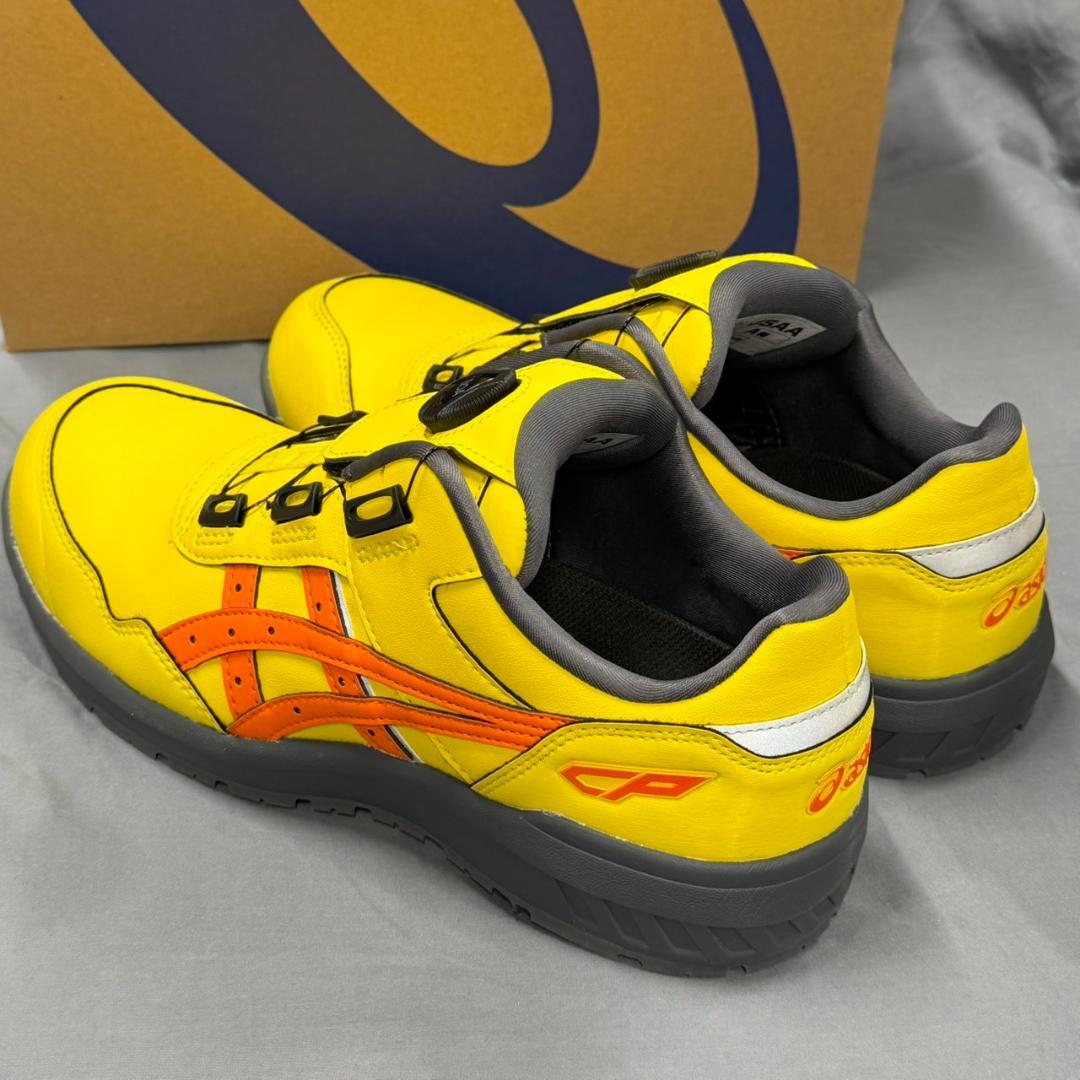 ASICS WINJOB CP306 BOA システム安全靴 イエロー 27cm