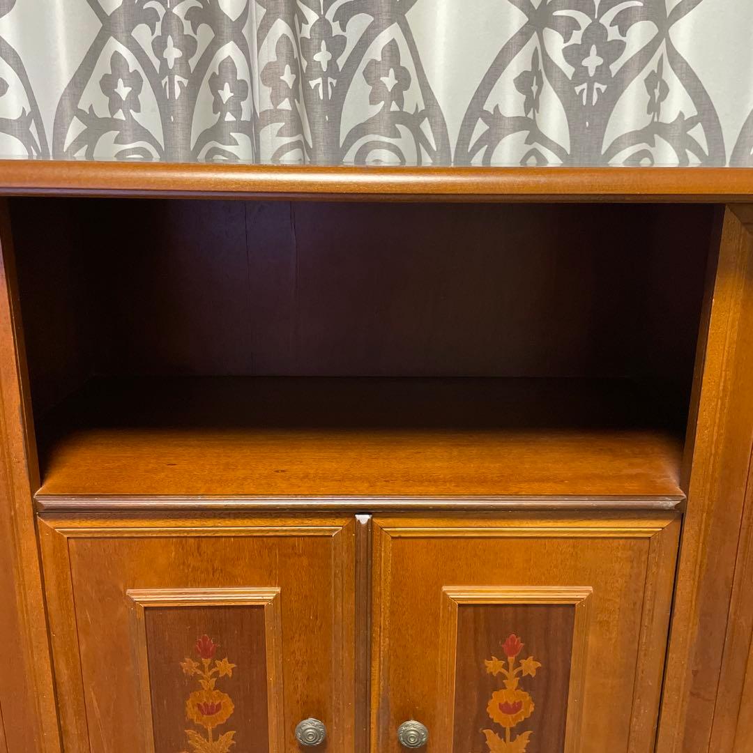 イタリア製　木象嵌チェスト