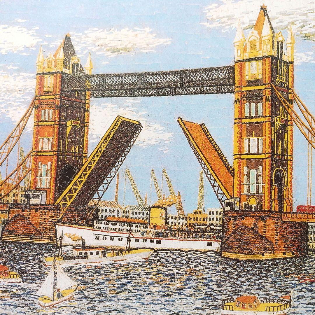 山下清 「 ロンドンのタワーブリッジ 」 読売新聞 額絵 5 - メルカリ