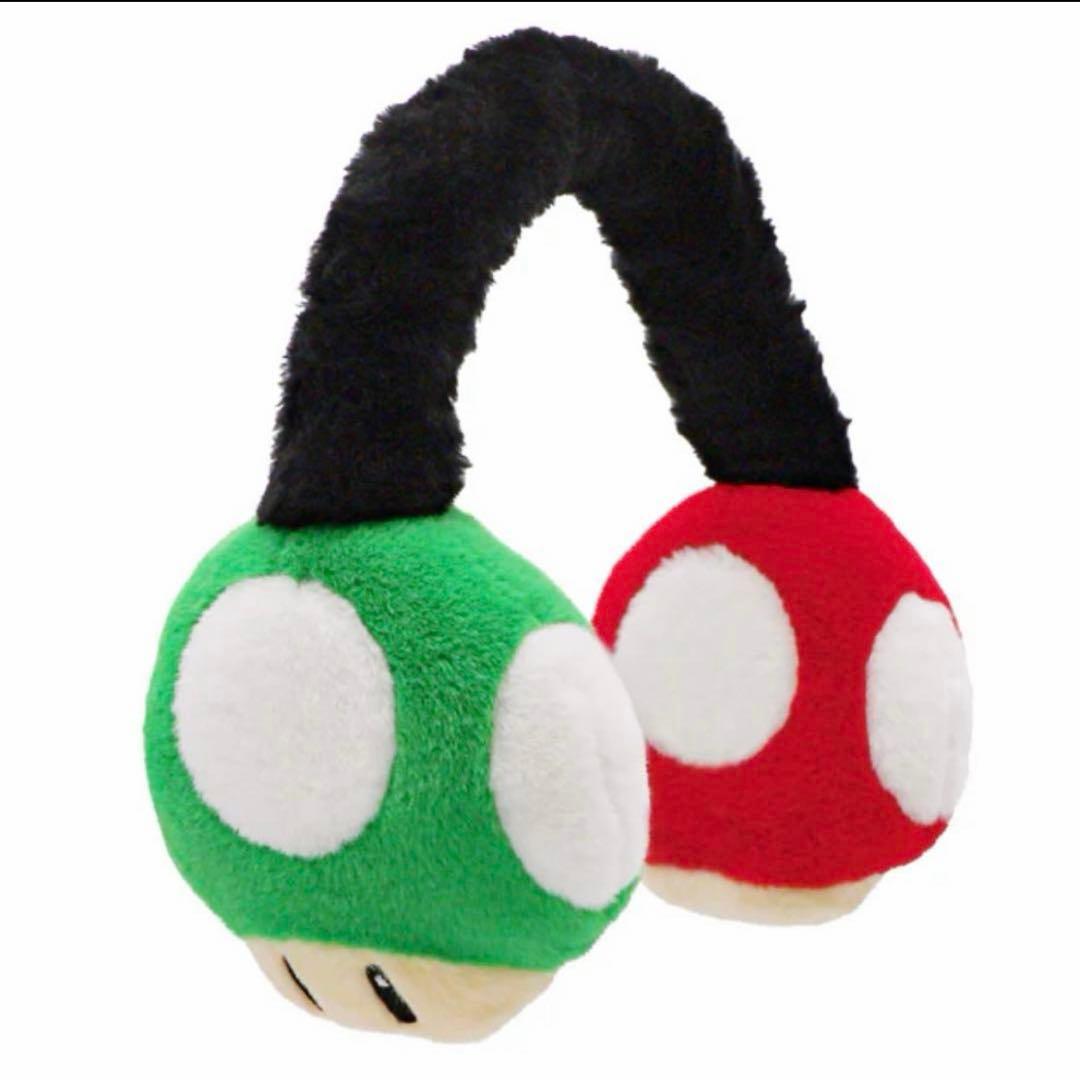 ユニバ USJ マリオ キノコ イヤーマフ カチューシャ ファンキャップ 耳