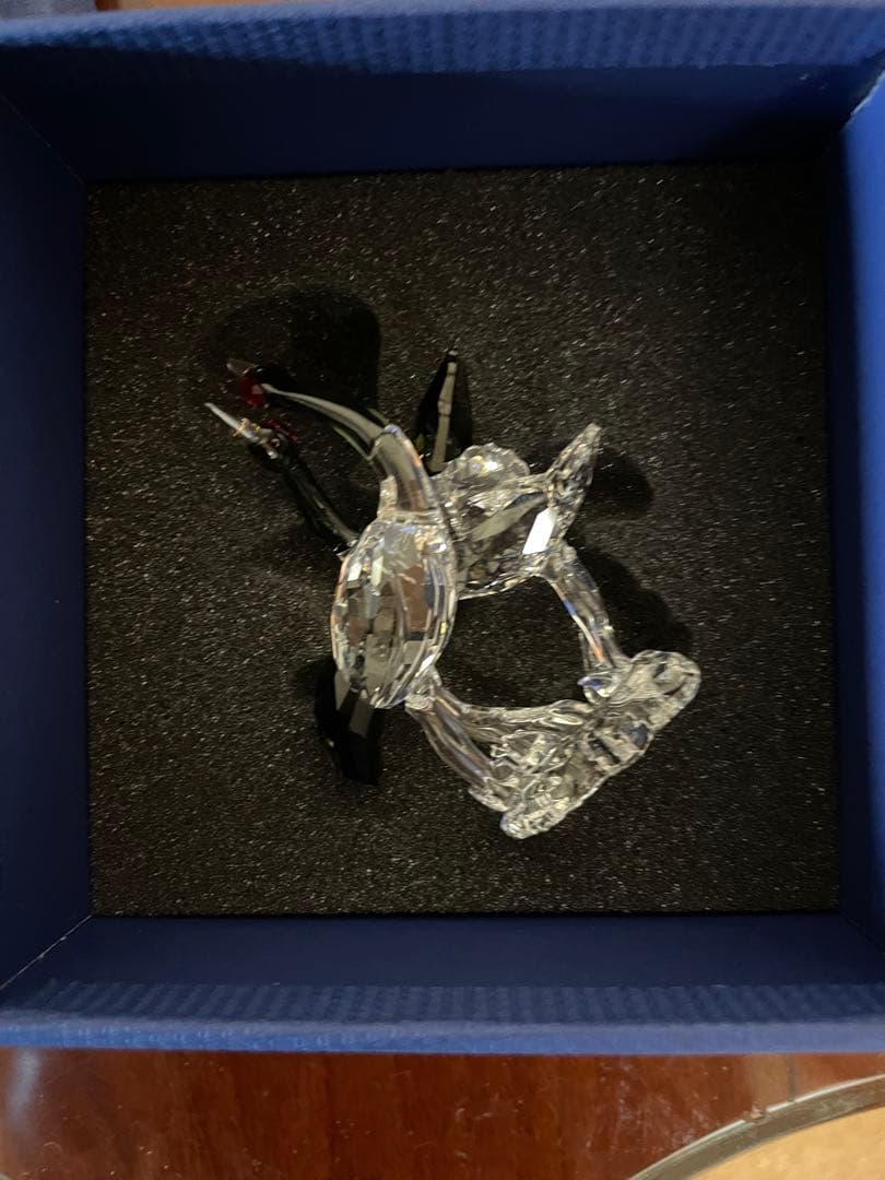 スワロフスキー　タンチョウヅル鶴　置物