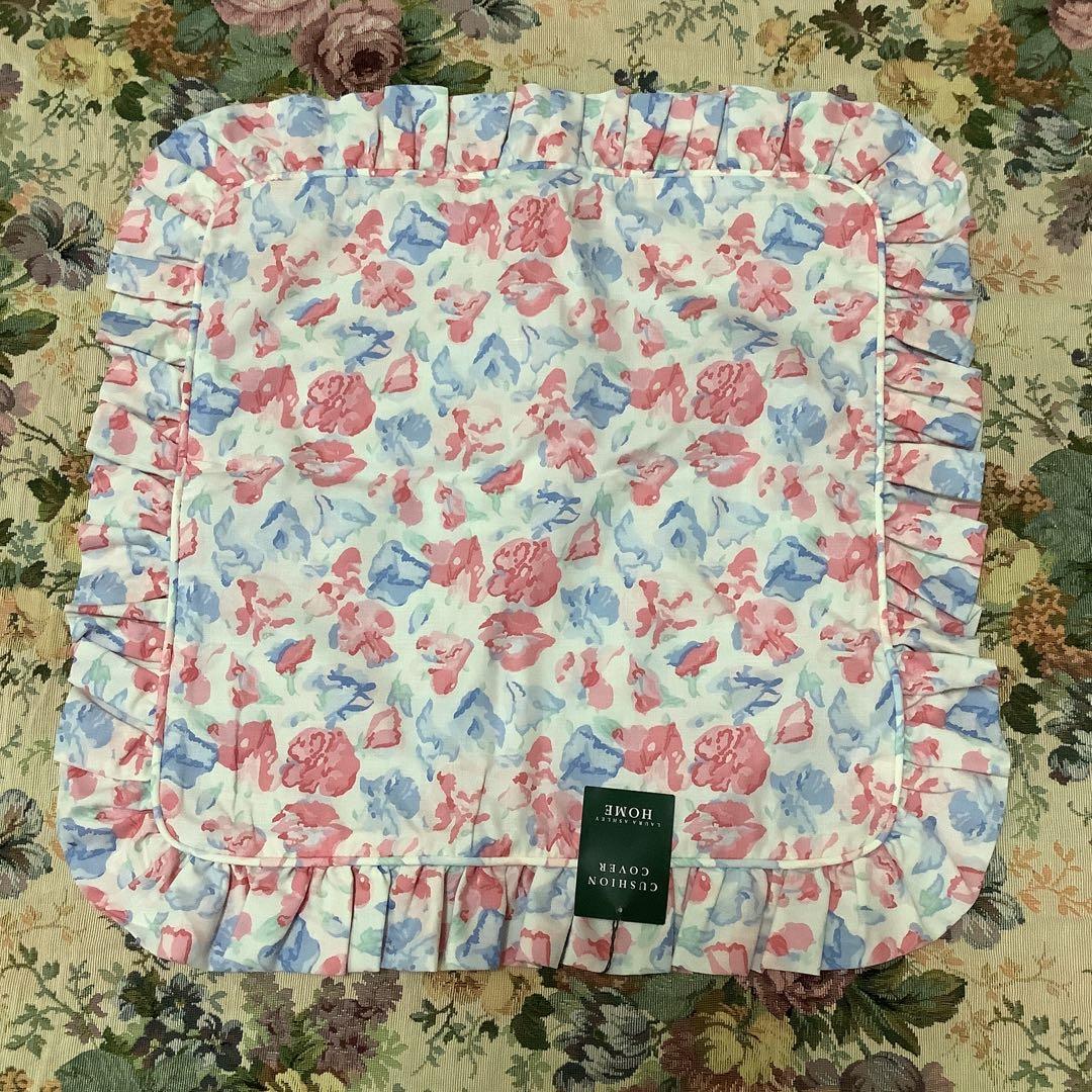 ローラ　アシュレイ　クッションカバー