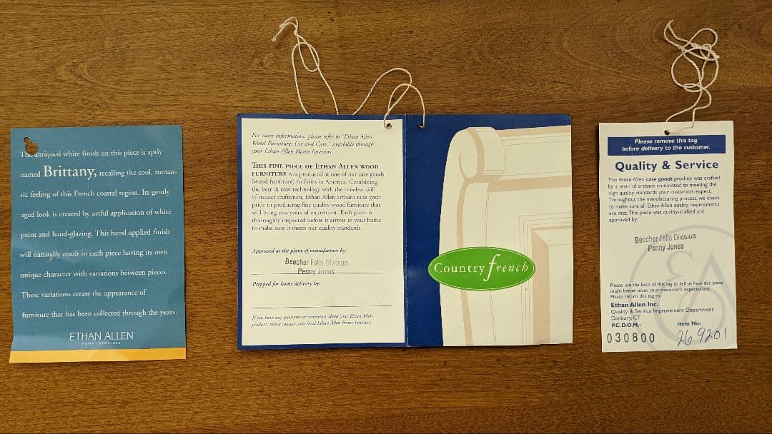 イーセン・アーレン ETHAN ALLEN コンソールテーブル