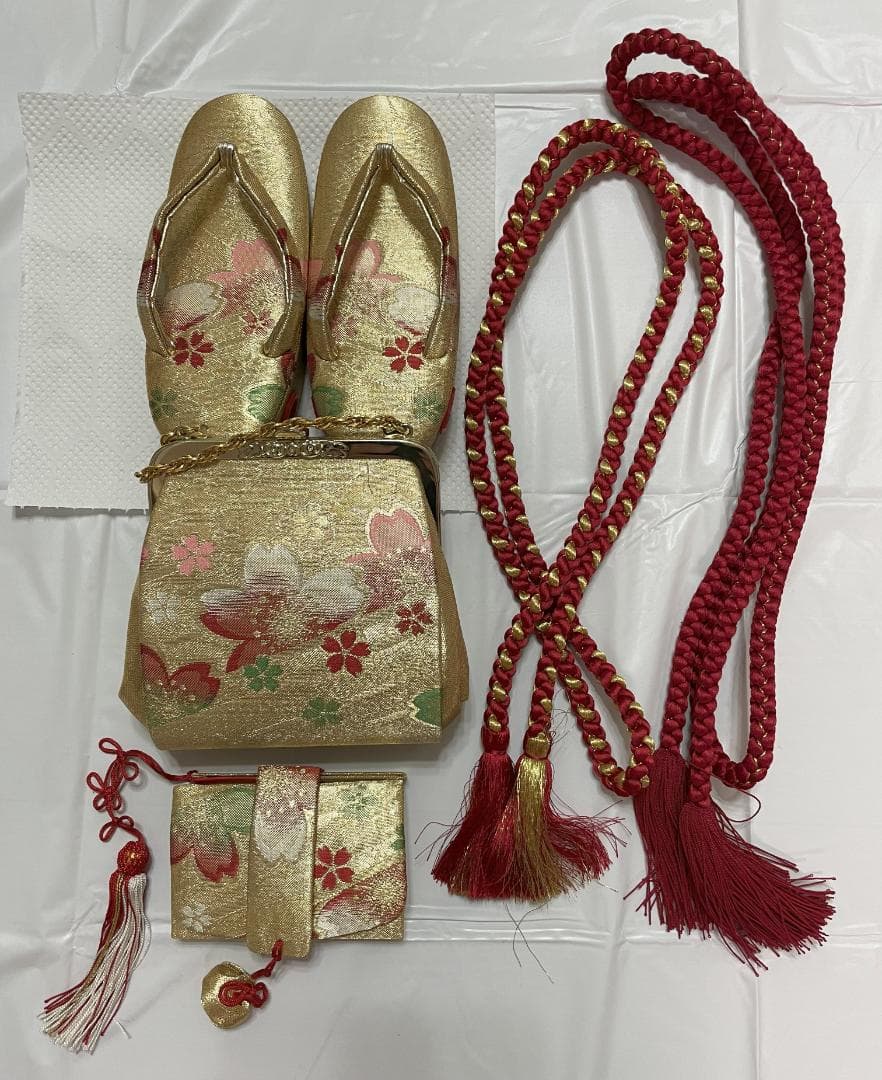 【美品】七五三用・金色装飾品セット