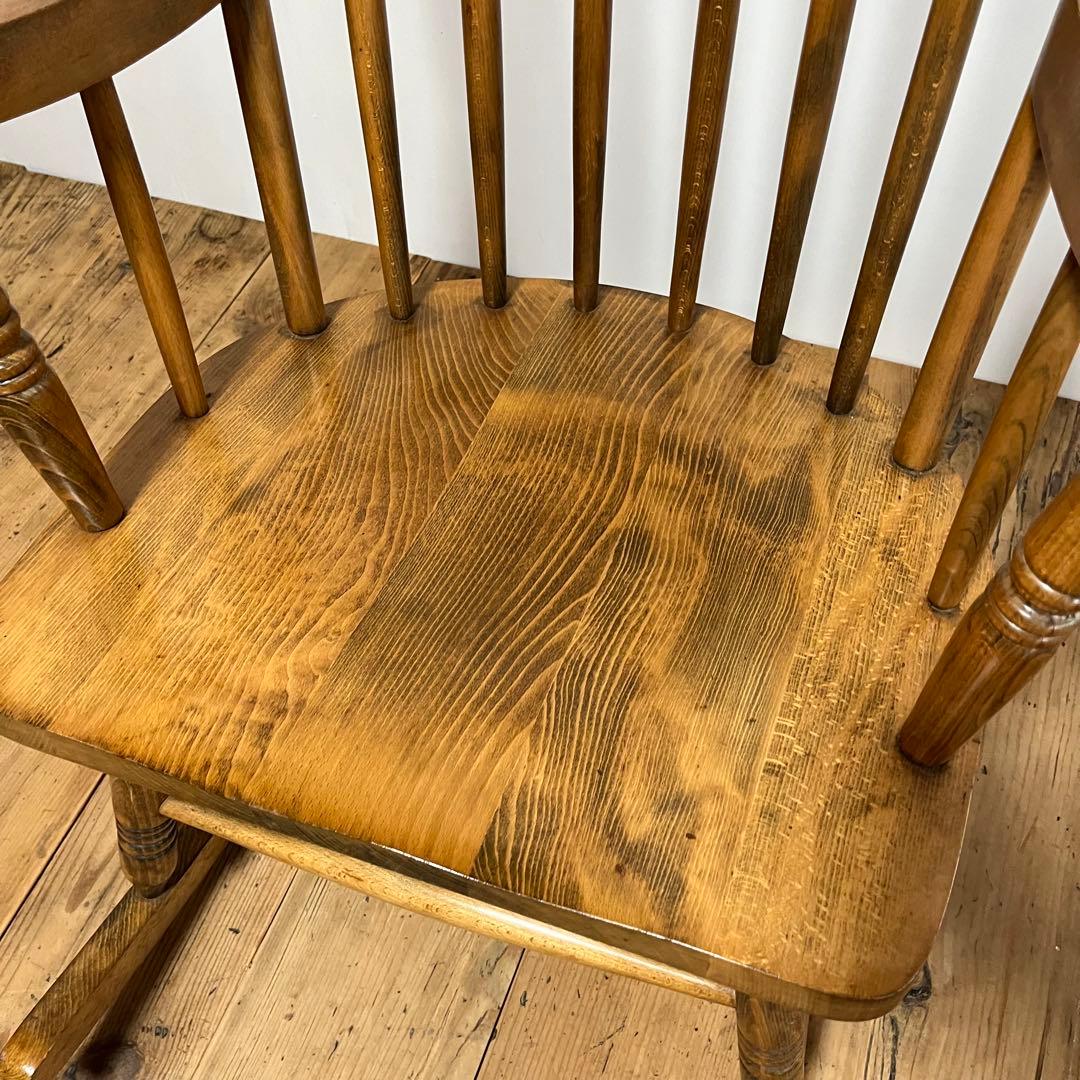 アンティーク ロッキングチェア 木製 北欧 レトロ z722