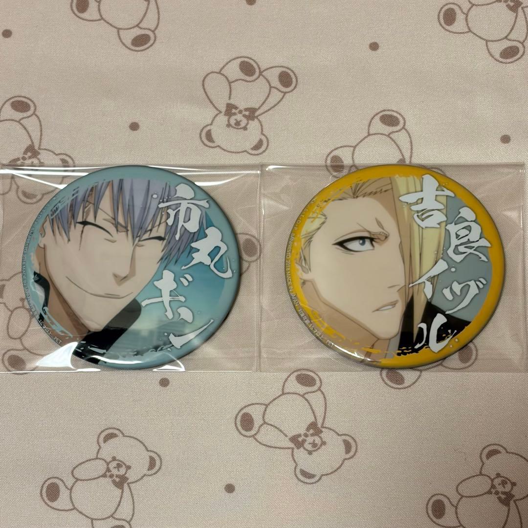 BLEACH 市丸ギン 吉良イヅル プライズ缶バッジ - メルカリ