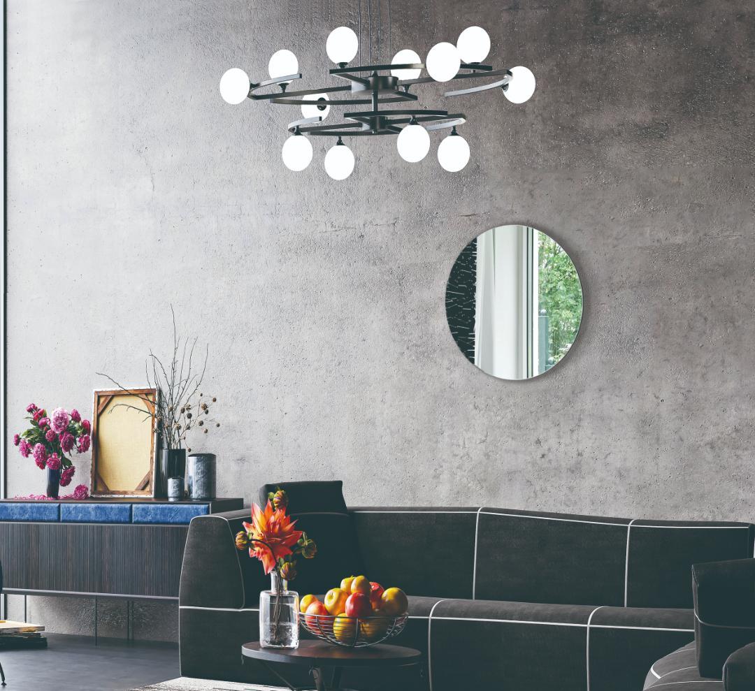 LAC☆ウォールアート ミラー 鏡 オブジェ デザイナーズ