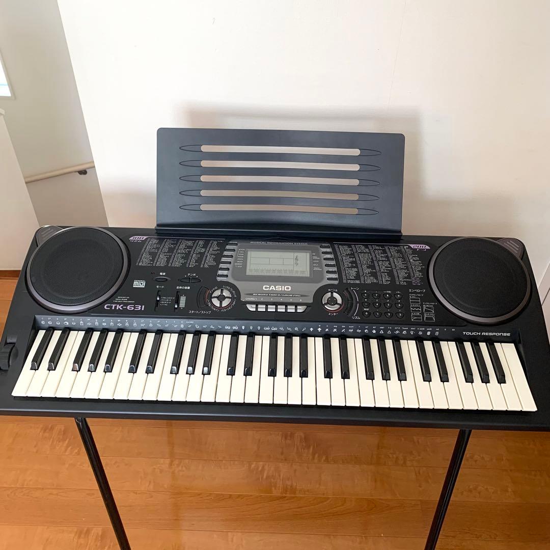 CASIO CTK-631 電子キーボード ポータブルキーボード 61 鍵盤 - メルカリ