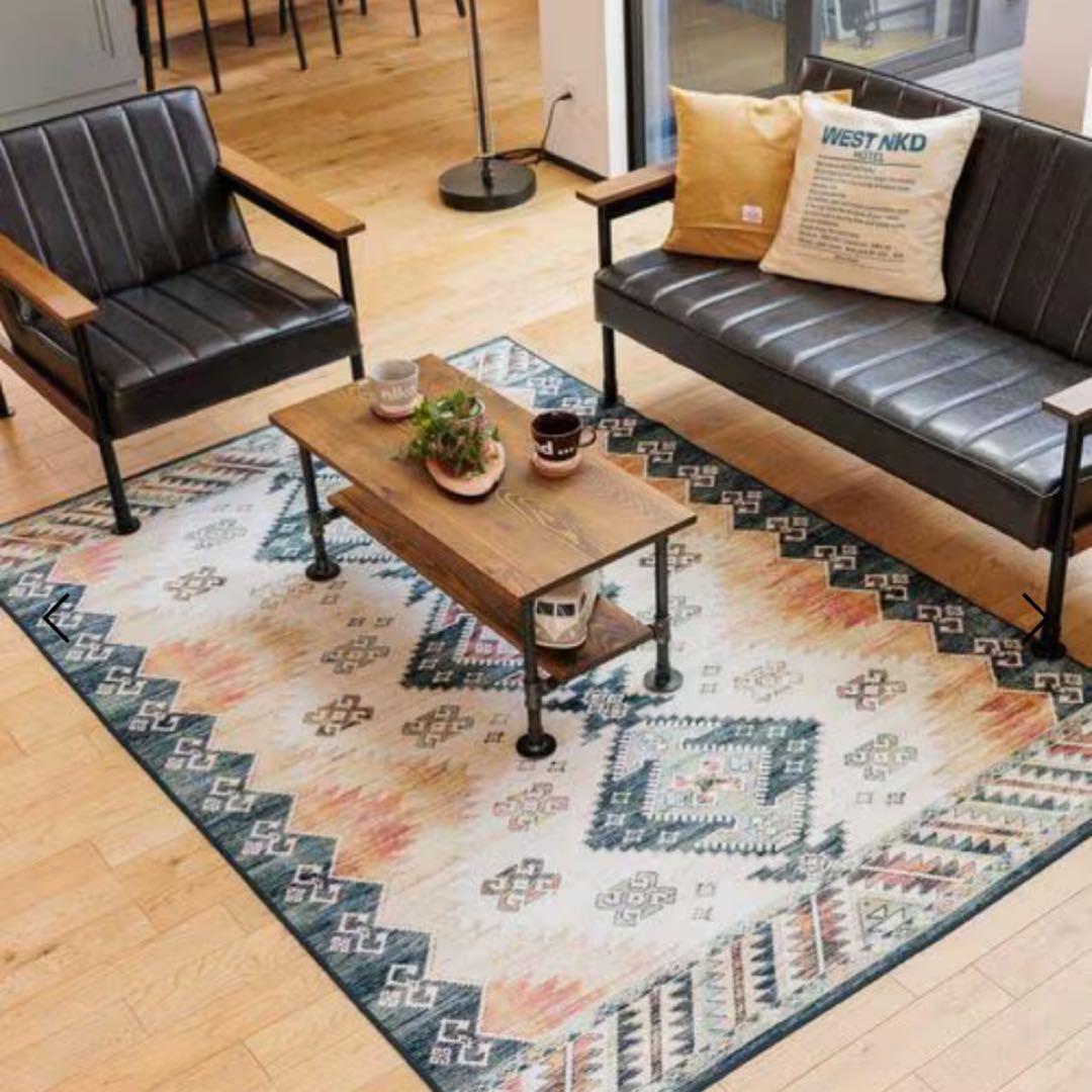 ローテーブル　インダストリアル　無垢　ヴィンテージ