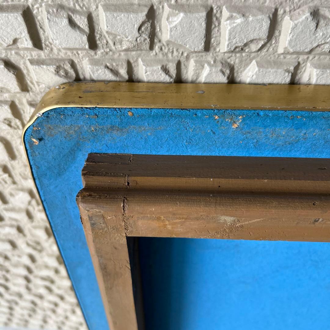 ストーブ台　薪ストーブ　タイル張り　古民家　昭和レトロ　b9