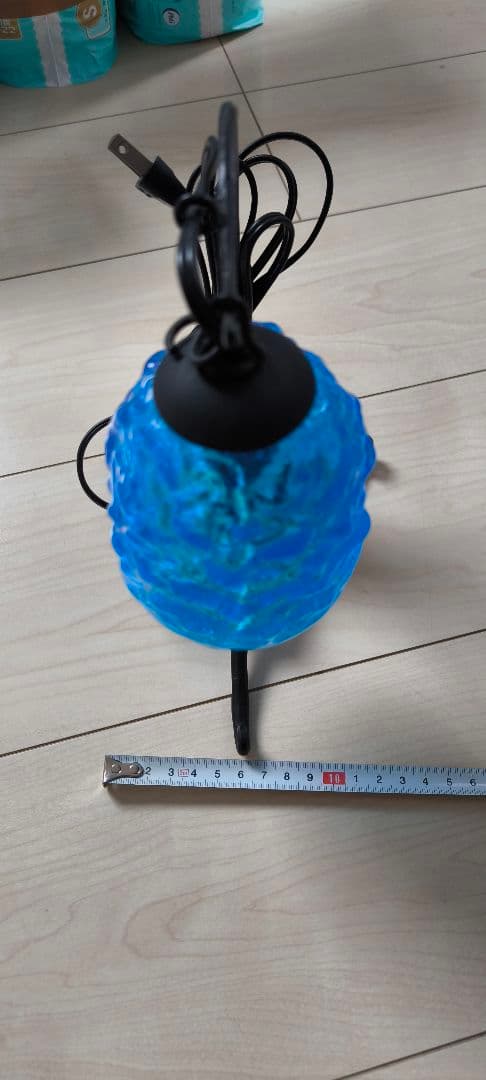 【専用】琉球硝子　スタンドライト　清涼ブルー　インテリア　お洒落　可愛い