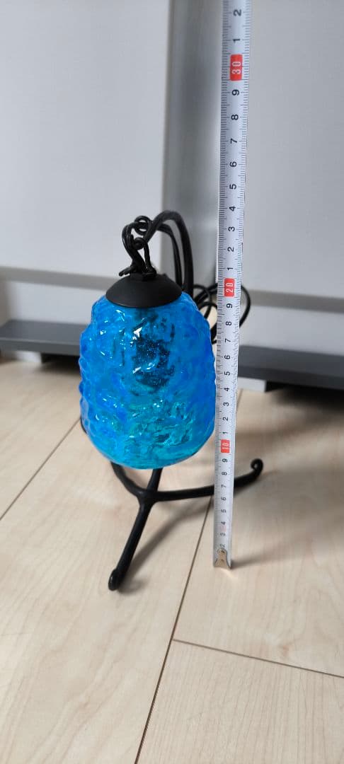 【専用】琉球硝子　スタンドライト　清涼ブルー　インテリア　お洒落　可愛い