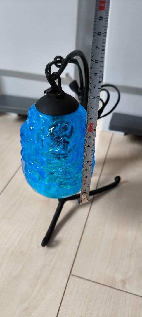 【専用】琉球硝子　スタンドライト　清涼ブルー　インテリア　お洒落　可愛い