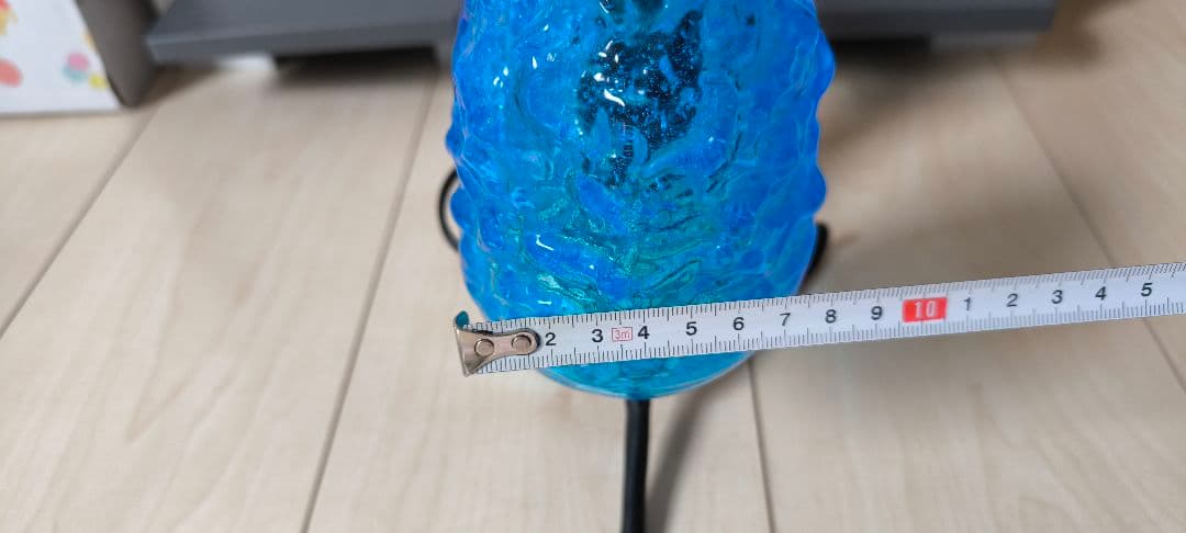 【専用】琉球硝子　スタンドライト　清涼ブルー　インテリア　お洒落　可愛い