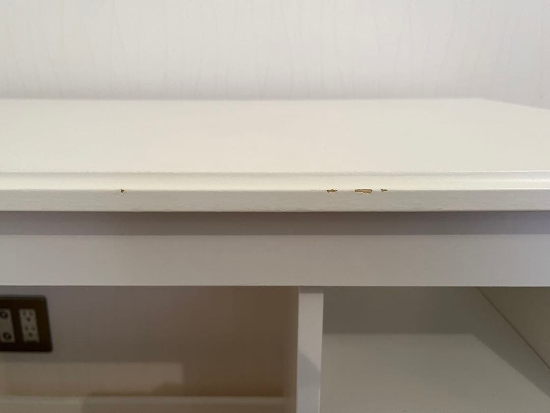 IKEA ブルサリ PCデスク 学習机 ホワイト 解体なしそのまま発送！