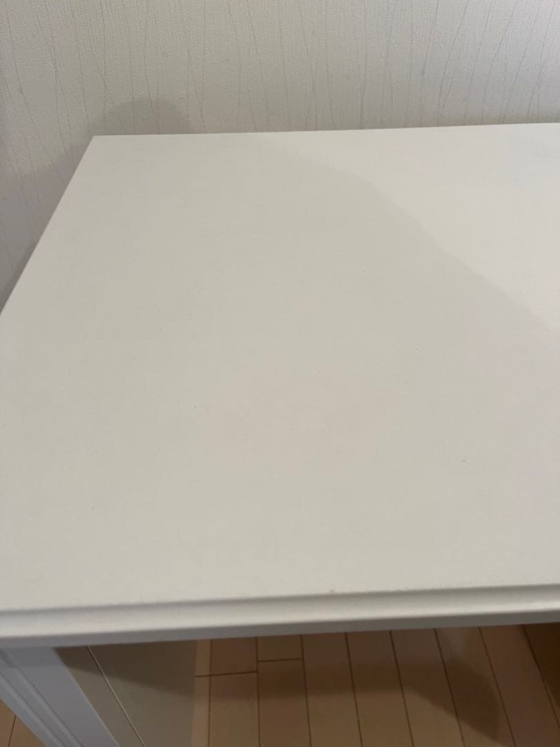 IKEA ブルサリ PCデスク 学習机 ホワイト 解体なしそのまま発送！