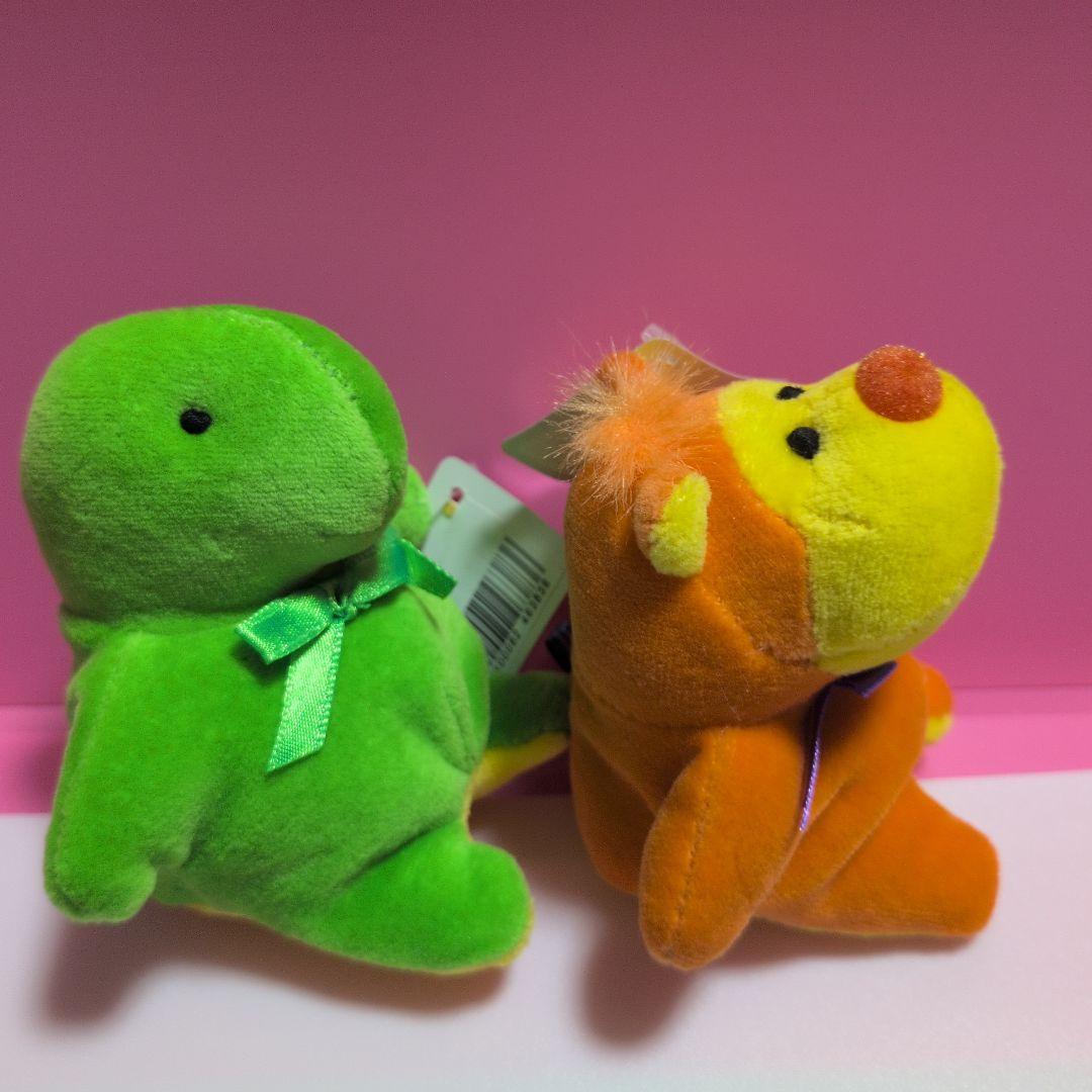 C'est mignon セ・ミニョン ぬいぐるみ 緑 ドラゴン 猿 2匹 - メルカリ