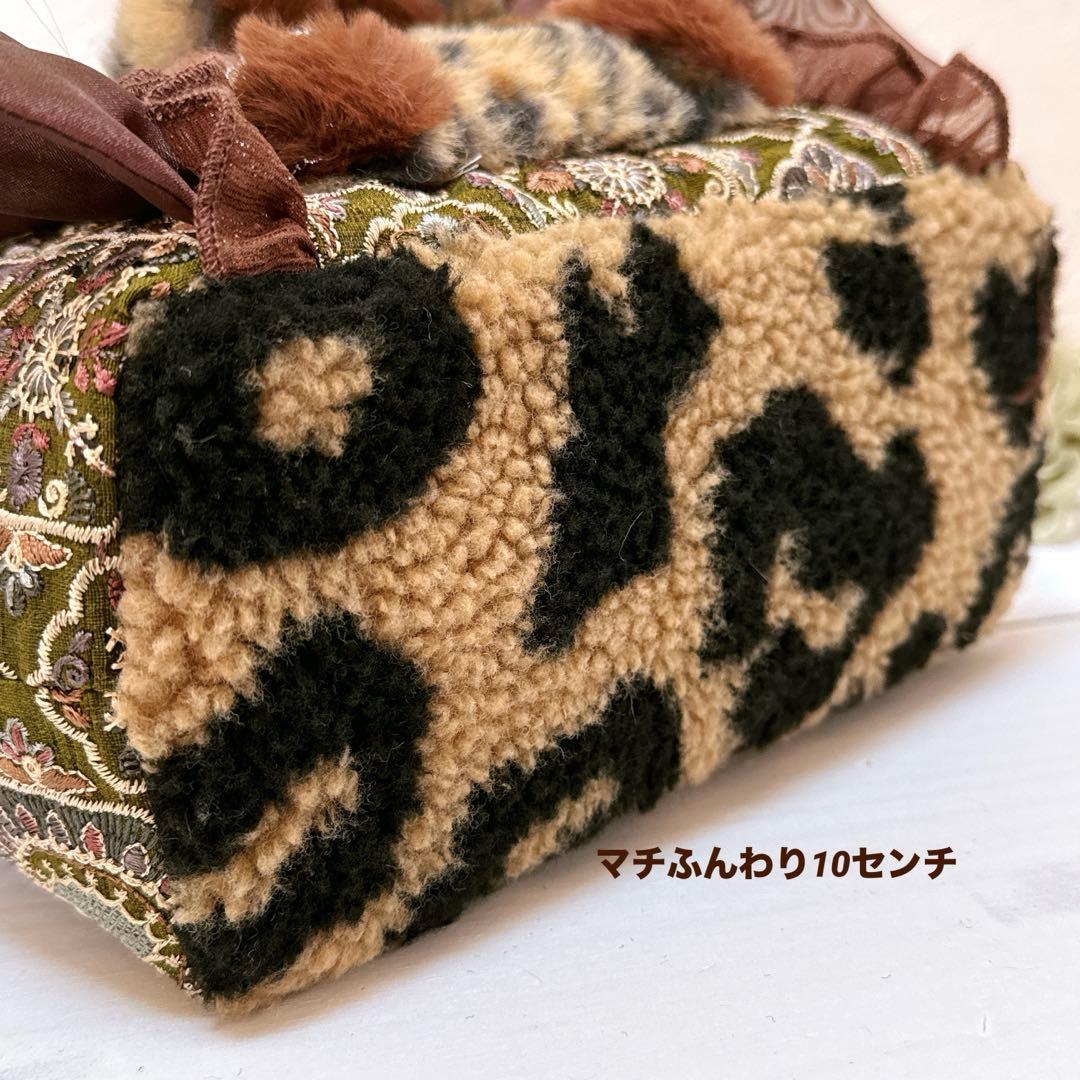 さ*ー様 コヤンイサムチョン♡新色インド刺繍大人色カーキ！うさ着ぐるみ黒猫変形ト