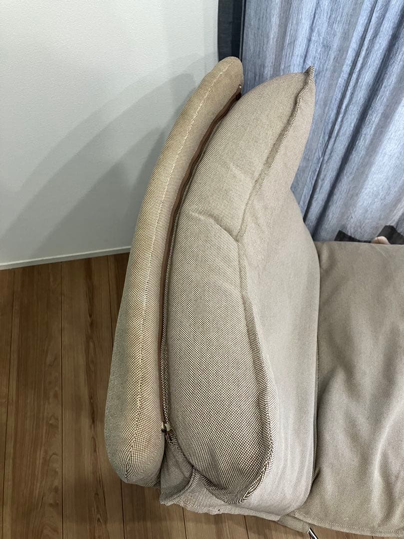 MUJI リクライニング 1人掛けソファ ベージュ系