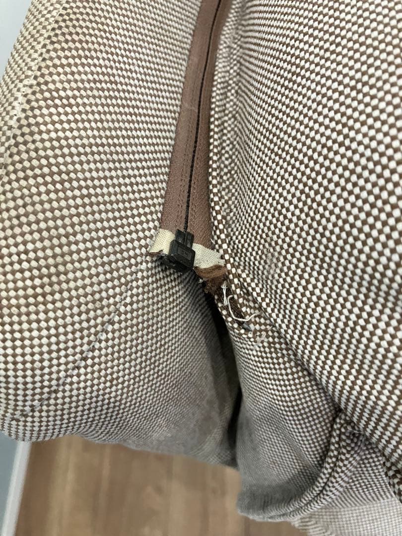 MUJI リクライニング 1人掛けソファ ベージュ系