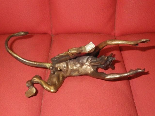 デビル★オブジェ★置物★アート★悪魔★サテュロス★真鍮★ビンテージ★アート★エロ