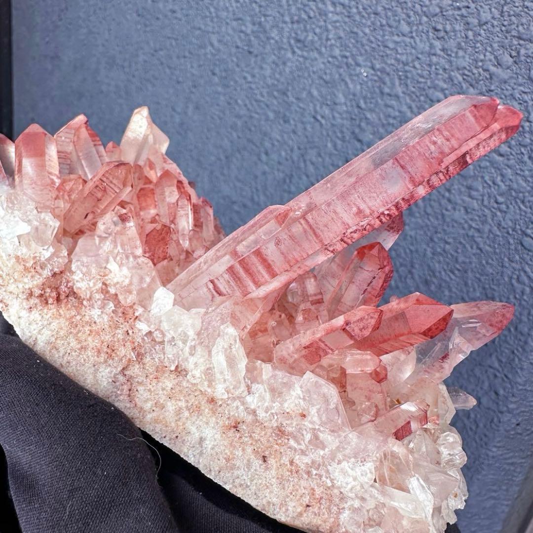 希少❗️高品質❗️超綺麗♡超強いパワー ピンク ヒマラヤ クラスター天然石A1557