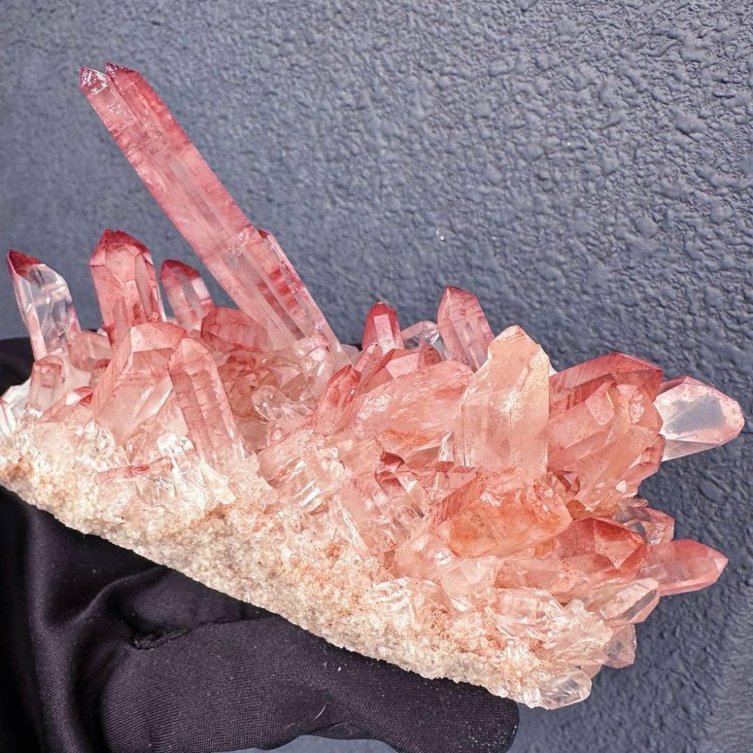 希少❗️高品質❗️超綺麗♡超強いパワー ピンク ヒマラヤ クラスター天然石A1557